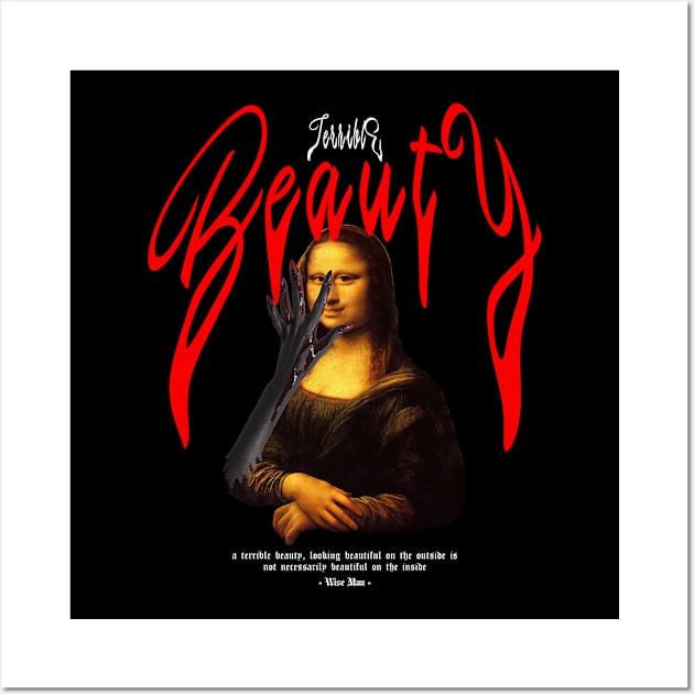 Monalisa terrible beauty Wall Art by zerox